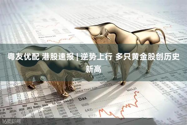 粤友优配 港股速报 | 逆势上行 多只黄金股创历史新高
